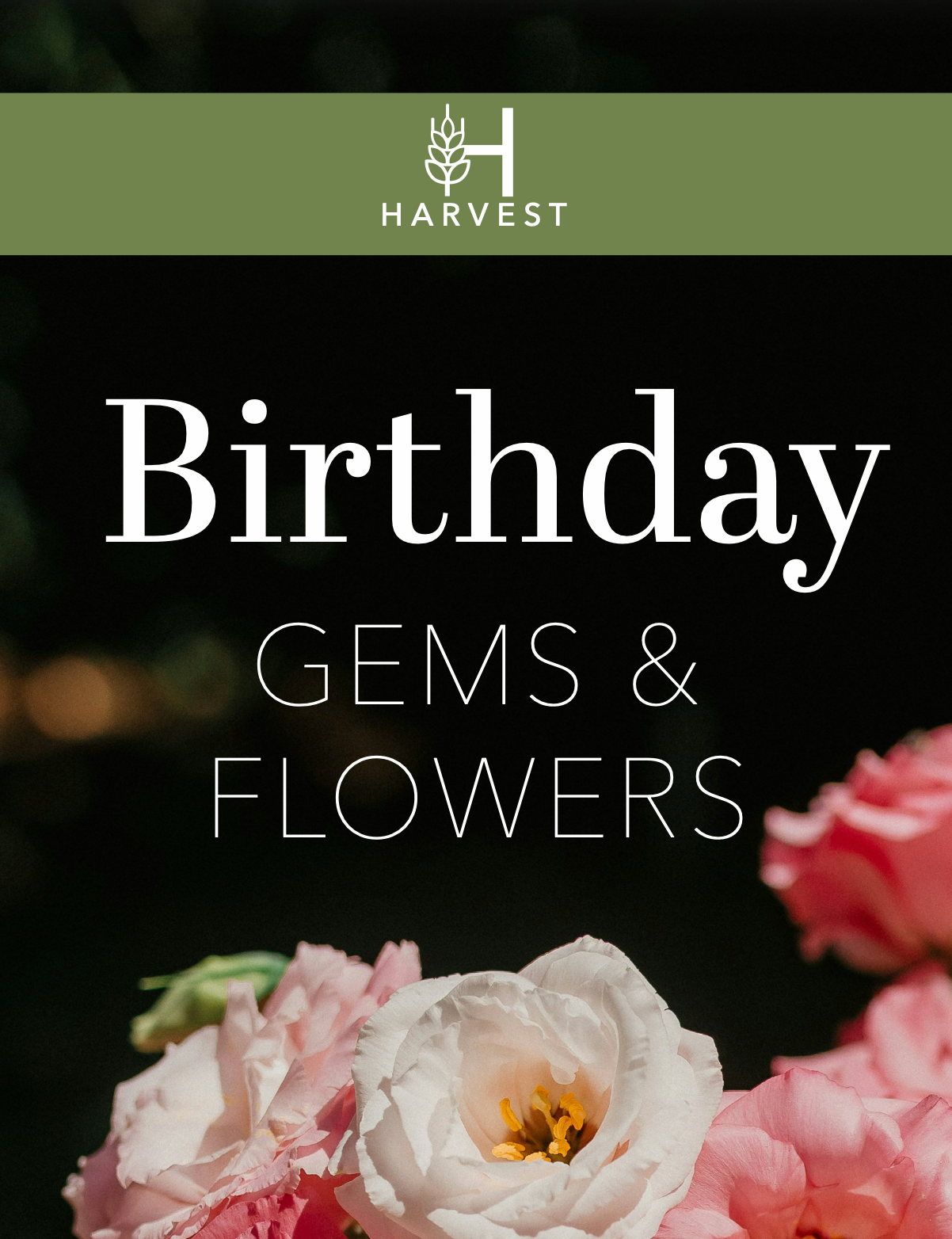 Birthday Gems & Flowers