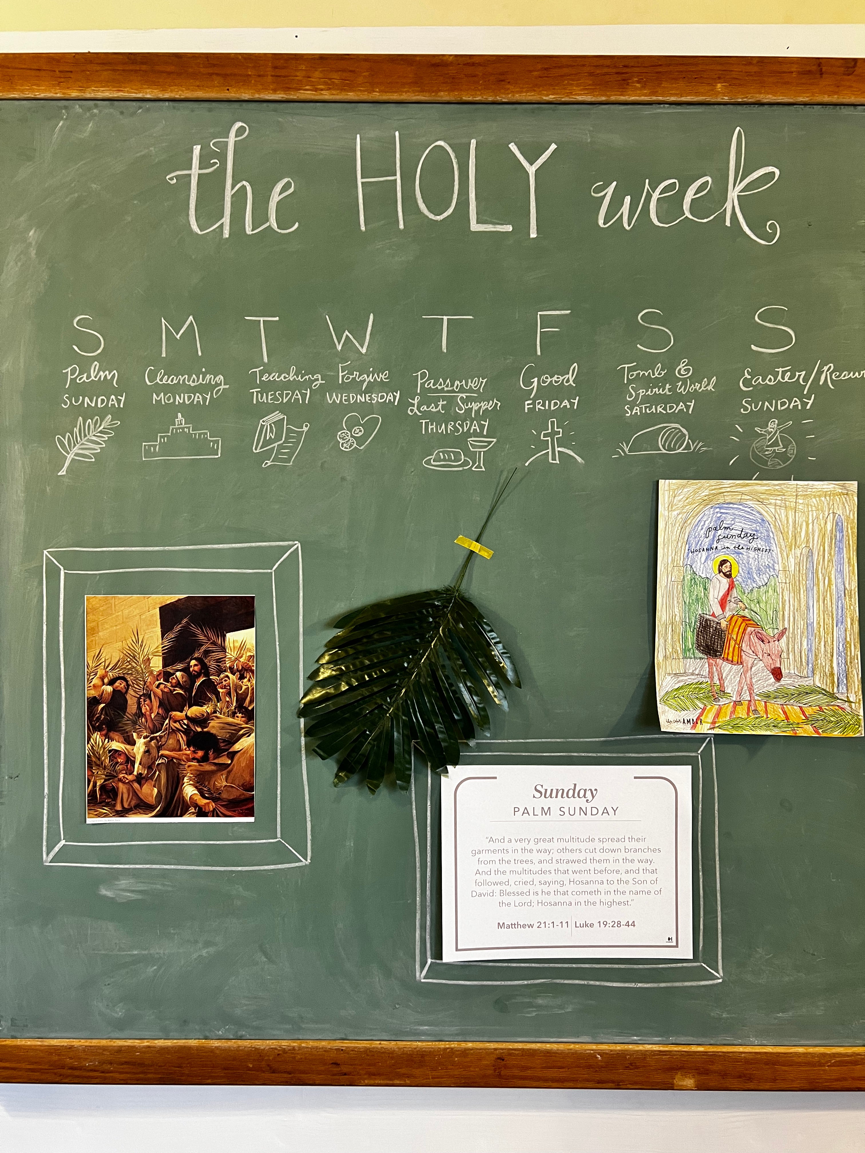 Holy Week Scriptures Printable