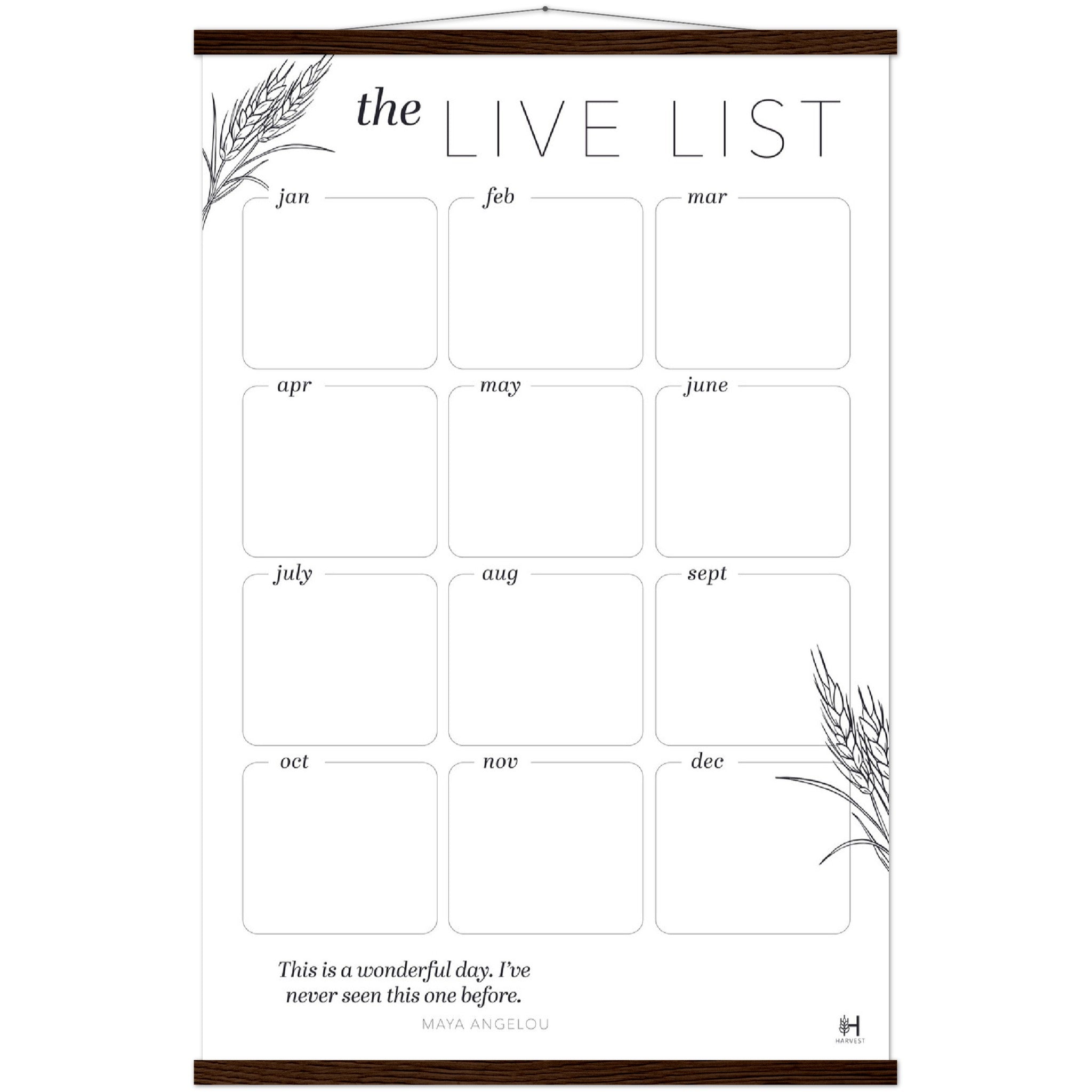 The Live List (Classic Matte Paper)