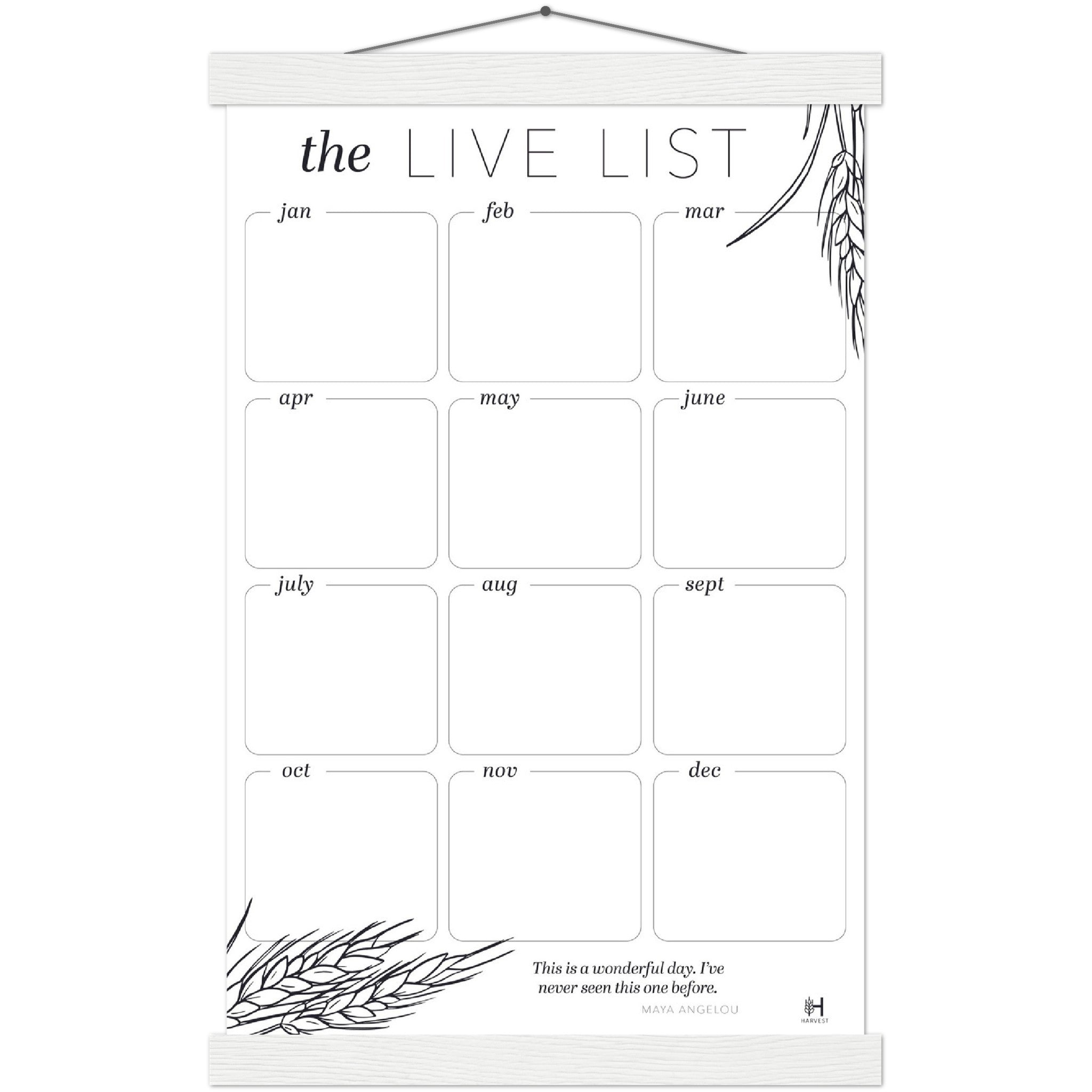 The Live List (Classic Matte Paper)