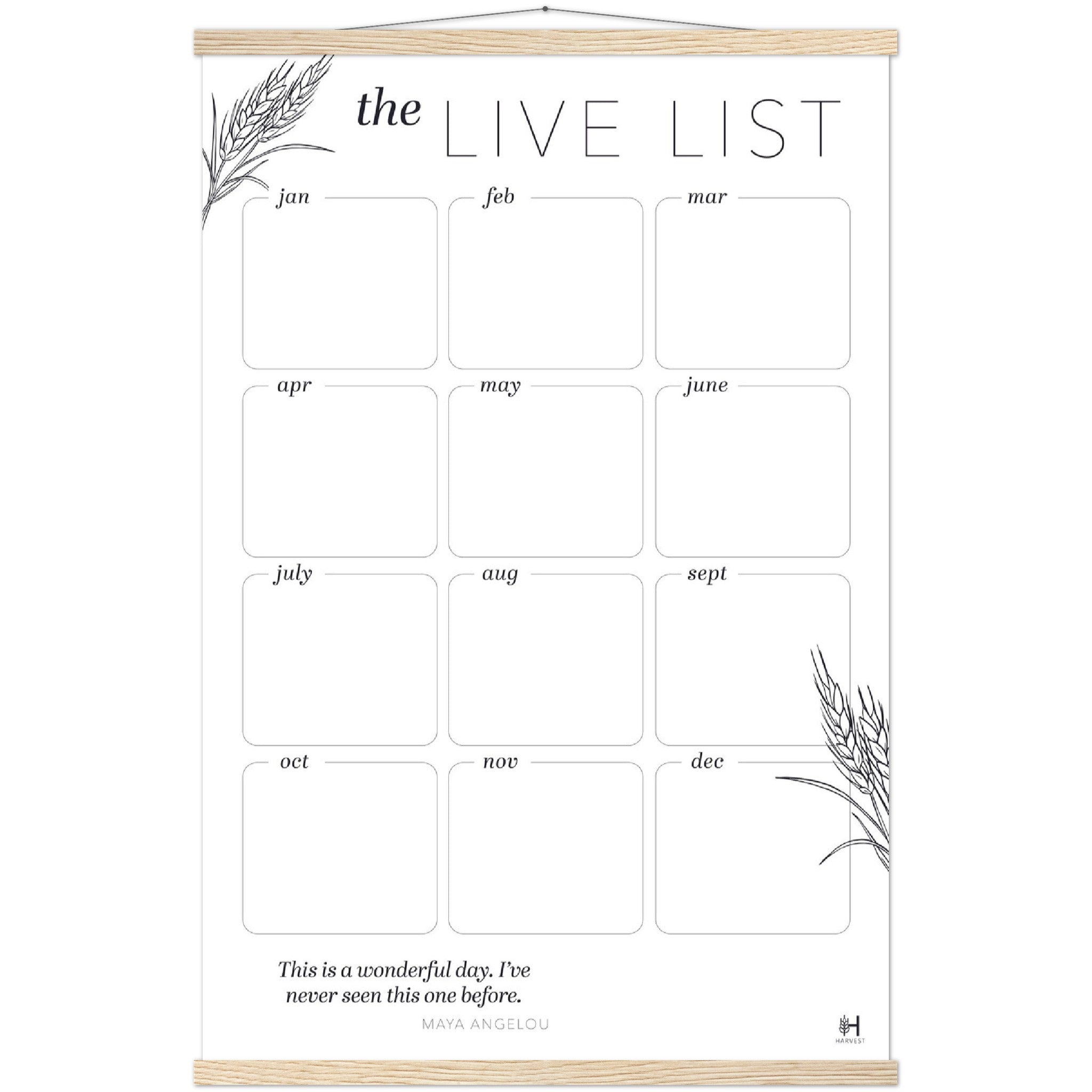 The Live List (Classic Matte Paper)