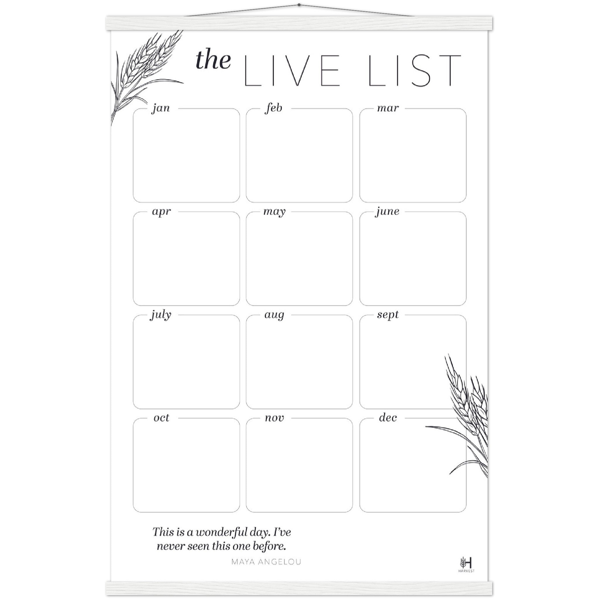 The Live List (Classic Matte Paper)