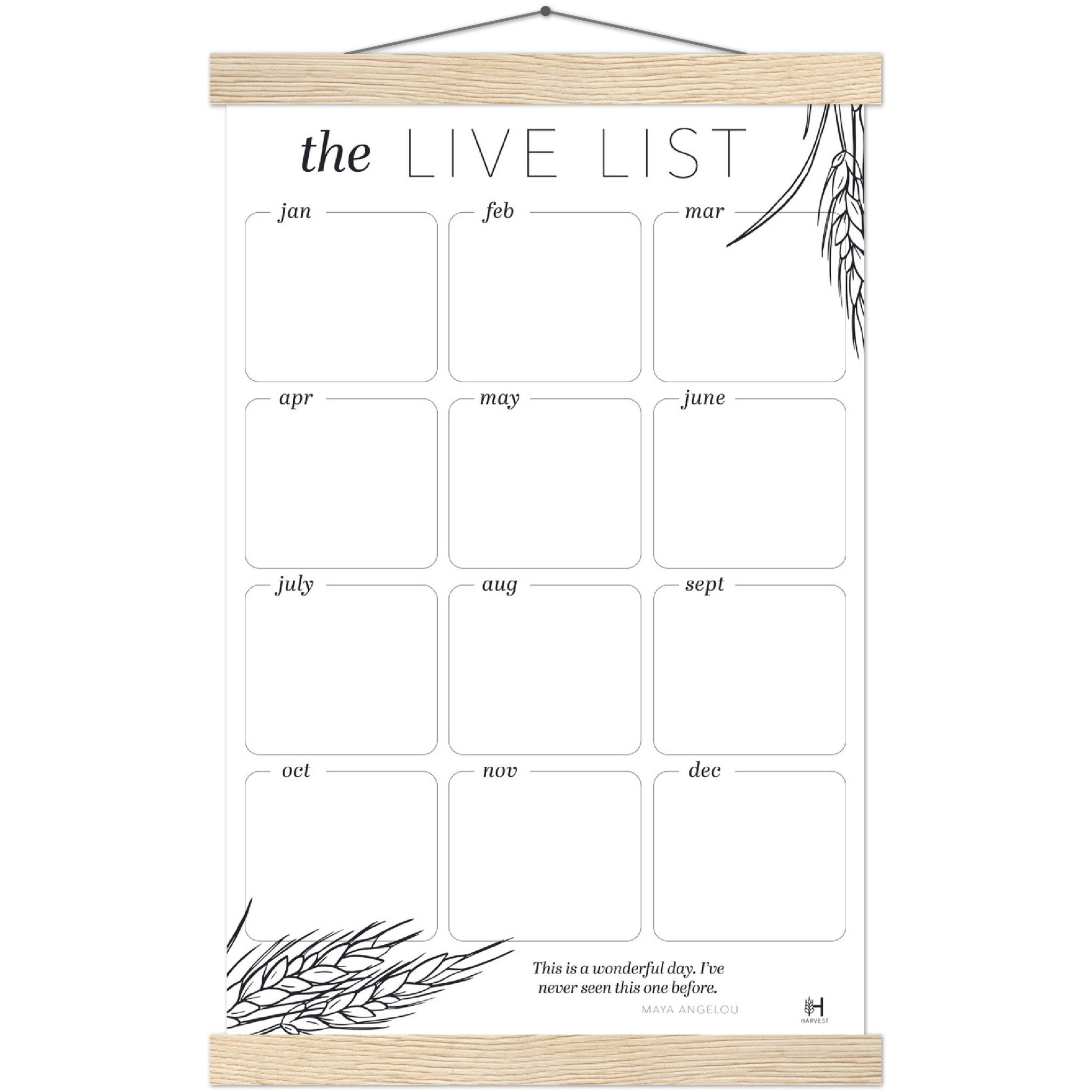 The Live List (Classic Matte Paper)